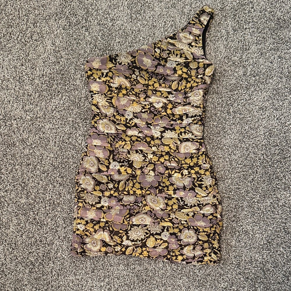 Zara one shoulder dress